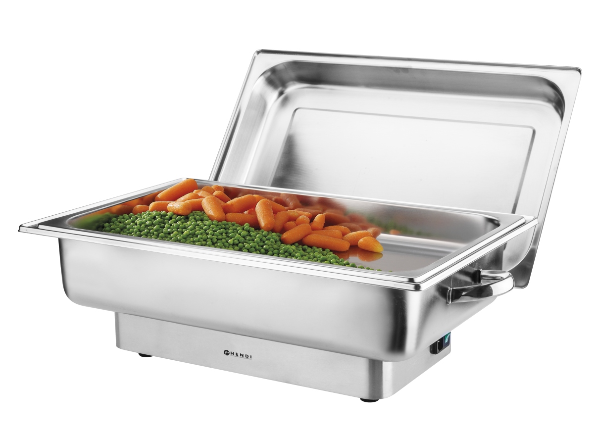 Elektrický chafing GN 1/1 Polina 9l, 230V nerezový Hendi 204900