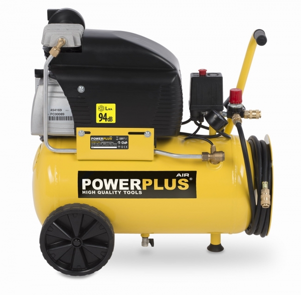 Kompresor 24l, 1800W, 10 bar olejový, PowerPlus POWX1790