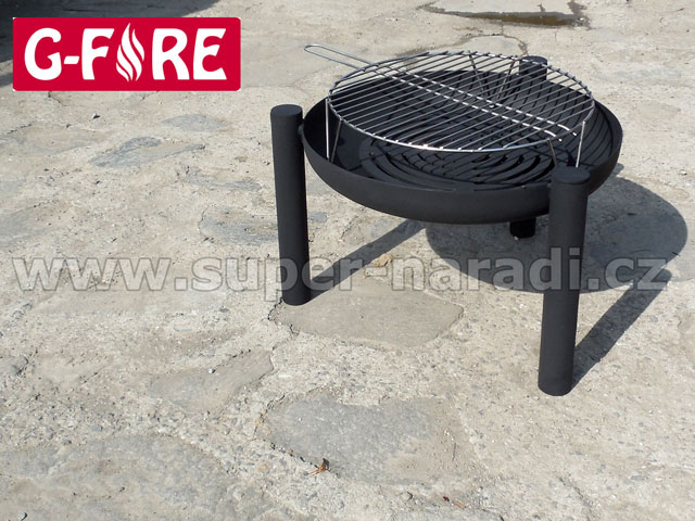 Kovové ohniště TRIPOD 60 ECO "2", s grilovacím roštem, GFIRE