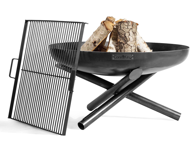 CookKing Ohniště INDIANA 60 cm ocelové, 3 trubkové nohy 111346