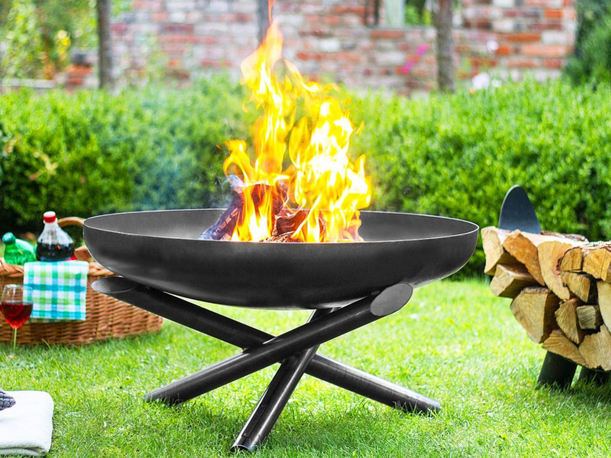 CookKing Ohniště INDIANA 100cm ocelové, 3 trubkové nohy 111349