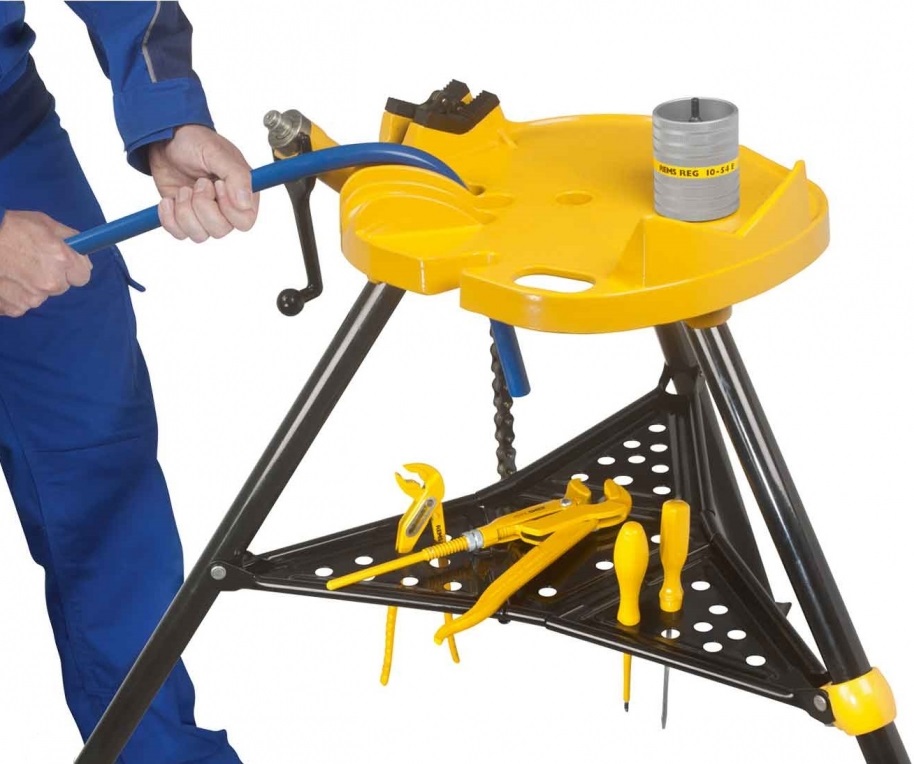 REMS Aquila 3B 120270, mobilní stojan se svěrákem do 6" na trubky