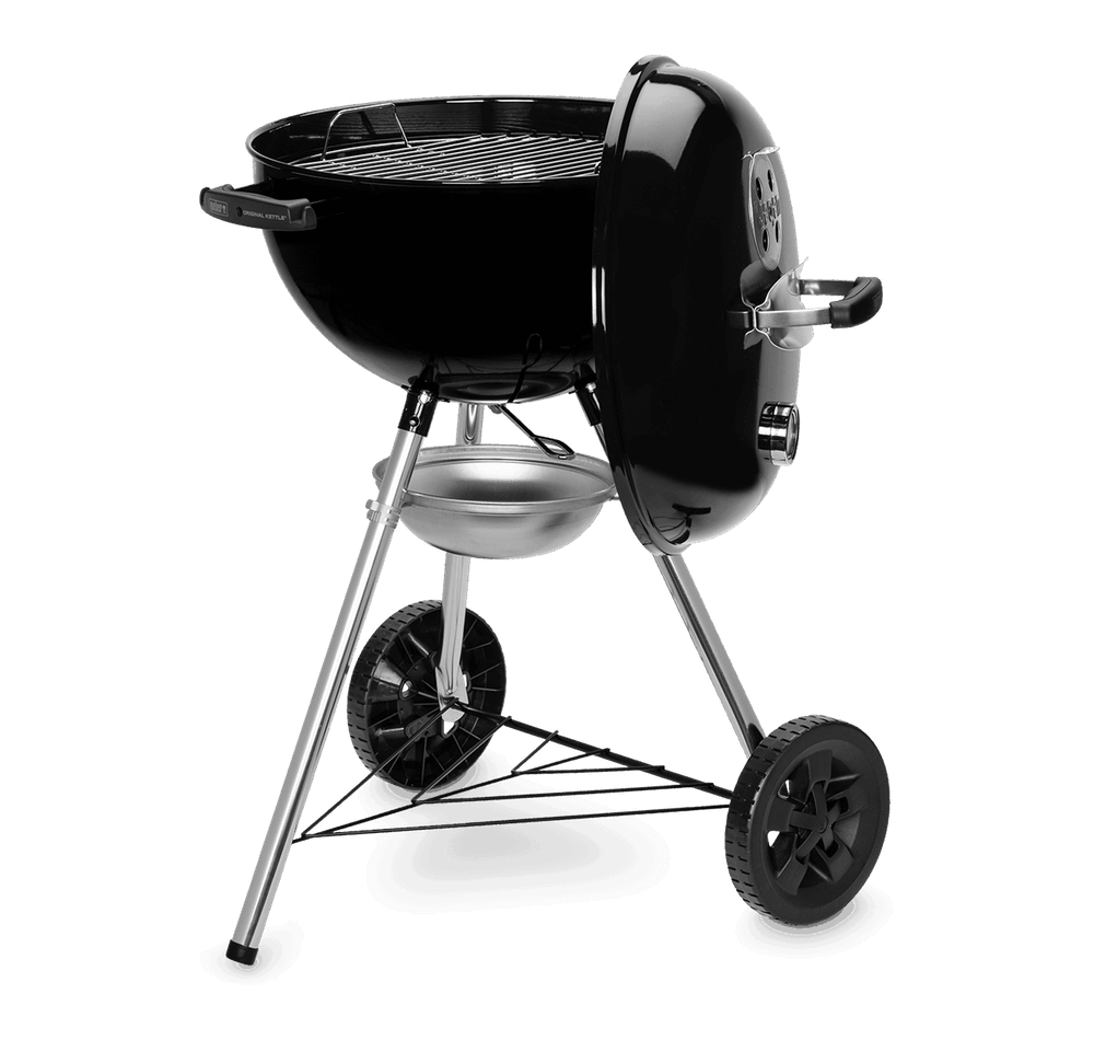 Weber Kettle E-4710, 47 cm, černý, gril na dřevěné uhlí 13101004
