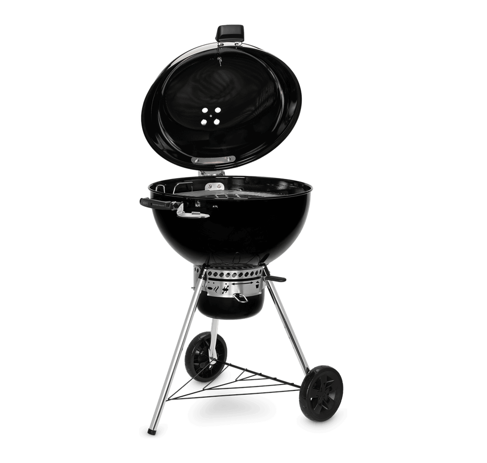 Weber Master-Touch GBS Premium E-5775 57cm gril, černý 17401004 na dřevěné uhlí s pantem