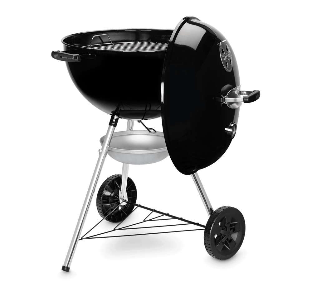 Weber Kettle E-5710, 57 cm, černý gril na dřevěné uhlí 14101004