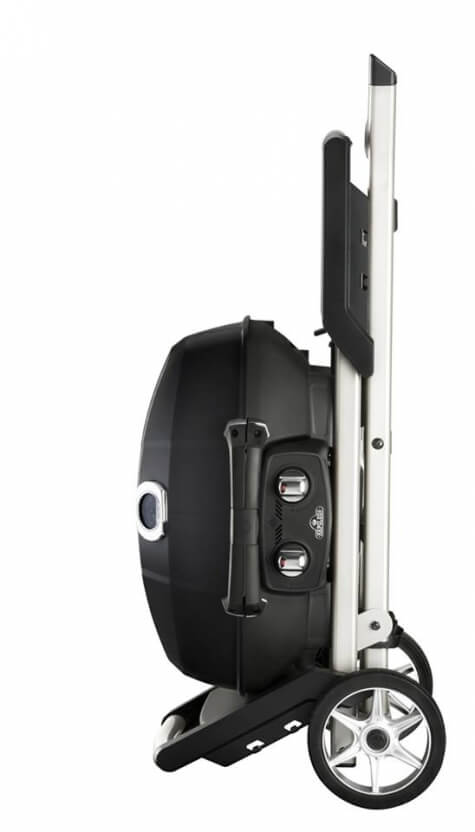 Napoleon Plynový přenosný gril TravelQ PRO285X-BK na skládacím vozíku na PB láhev