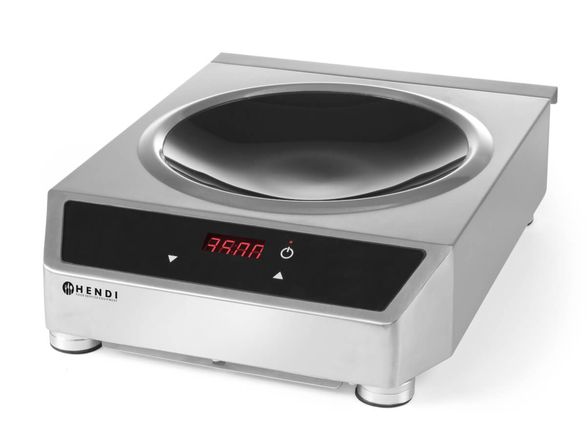 Indukční vařič WOK s pánví 3,5 kW Hendi 3500