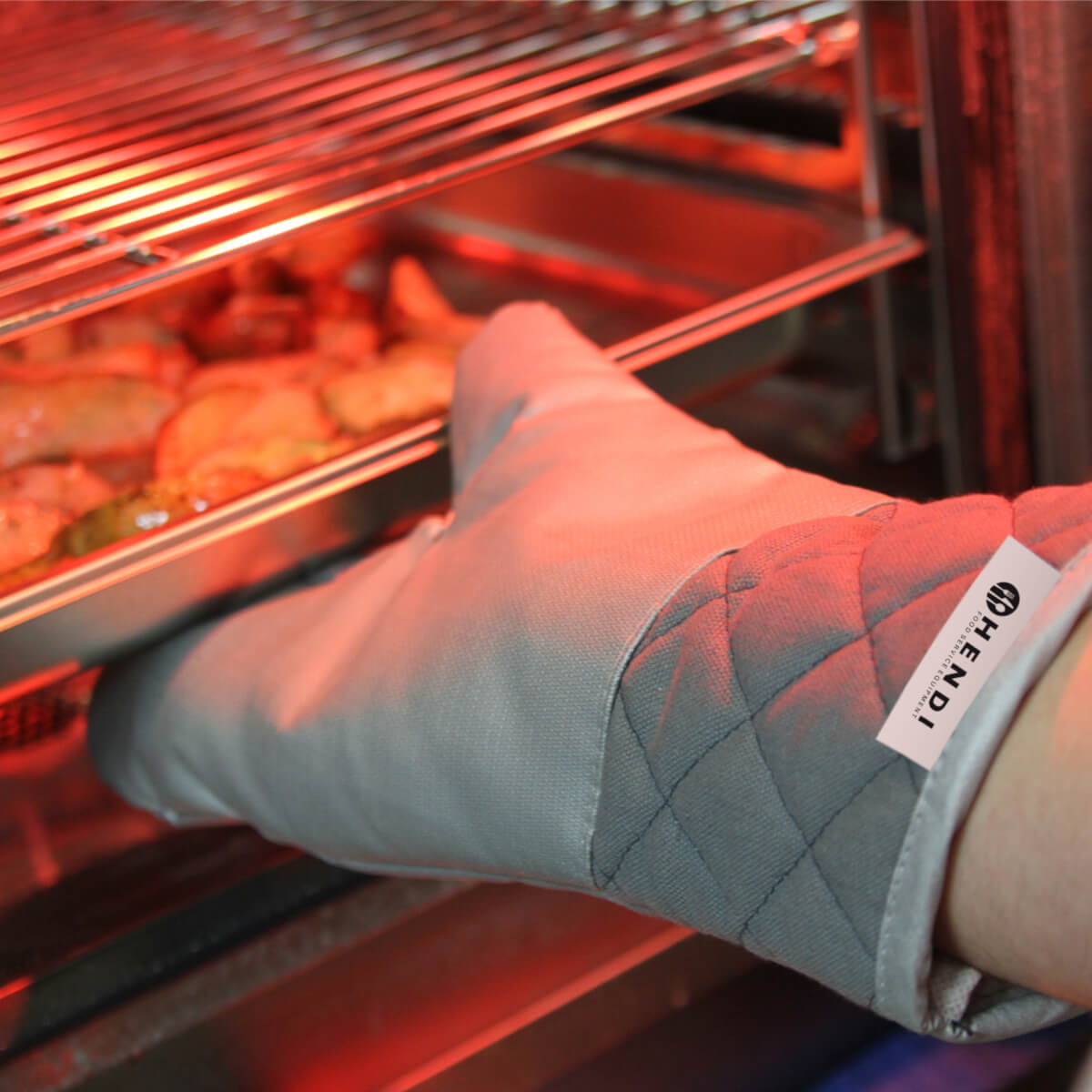 Žáruvzdorné rukavice se skleněnými vlákny Hendi 556627, pár