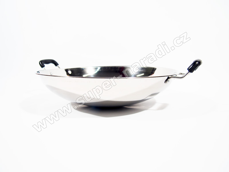 Wok pánev 41 cm z nerezové oceli PWI