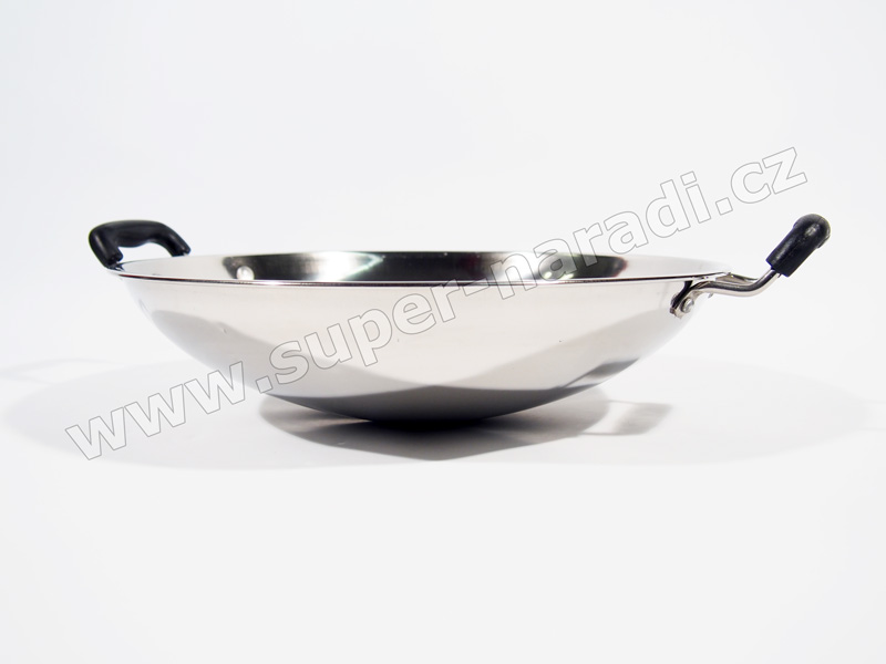 Wok pánev 35 cm z nerezové oceli PWI