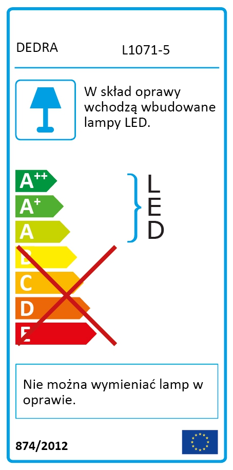 DEDRA Lampa do dílny 50W, 4000lm SMD LED, ECO panel, IP65 na stativu L1071-5