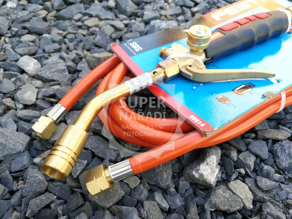LEVI Pájecí souprava 340mm, 3kW-20mm, hadice 2m G3/8" s pákou a regulací 69914 Festa