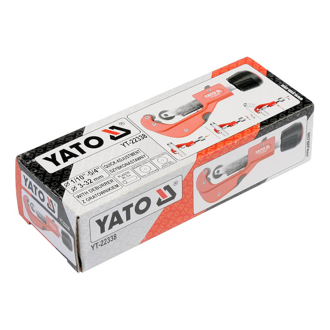 Řezač trubek 3- 32 mm PVC, Al, Cu Yato 22338