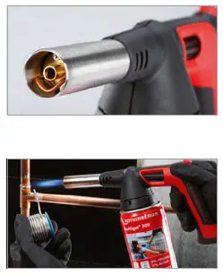 Pájecí hořák s kartuší ROFIRE 4 Piezo + Multigas 300 7/16” Rothenberger 1000002360