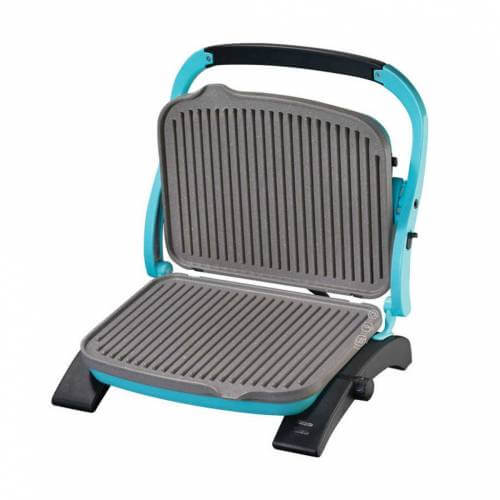 Kontaktní gril 1800W vroubkovaný modrý Tostkolik Korkmaz A329-19