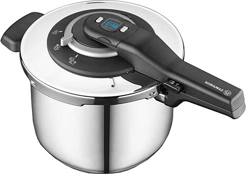 Tlakový hrnec 6 l nerez, časovač Vita plus Korkmaz A167