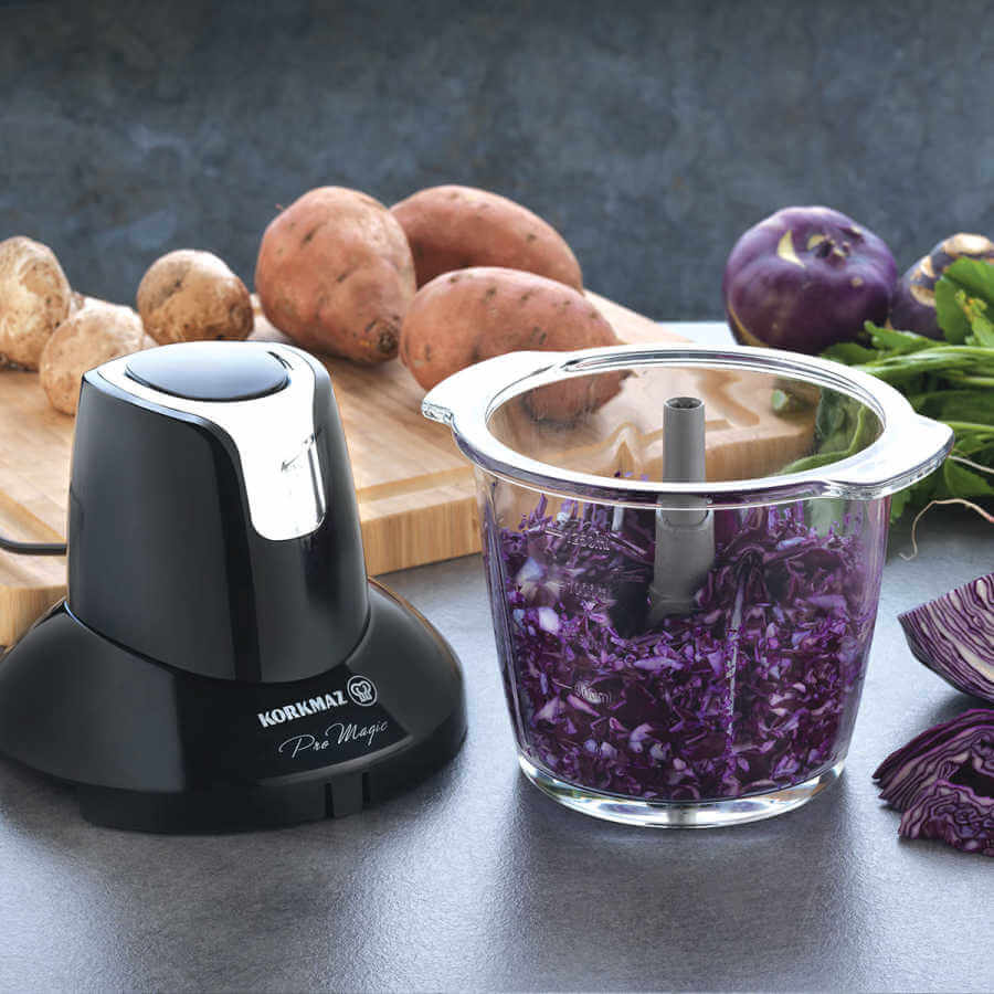 Univerzální sekáček 900 W Pro Magic Rondo černý Korkmaz A460