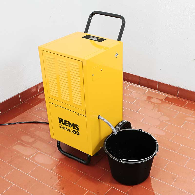 Rems Secco 80 Set Elektrický odvlhčovač vzduchu 80 l, 230V 132X01 + měřič vlhkosti Detect W