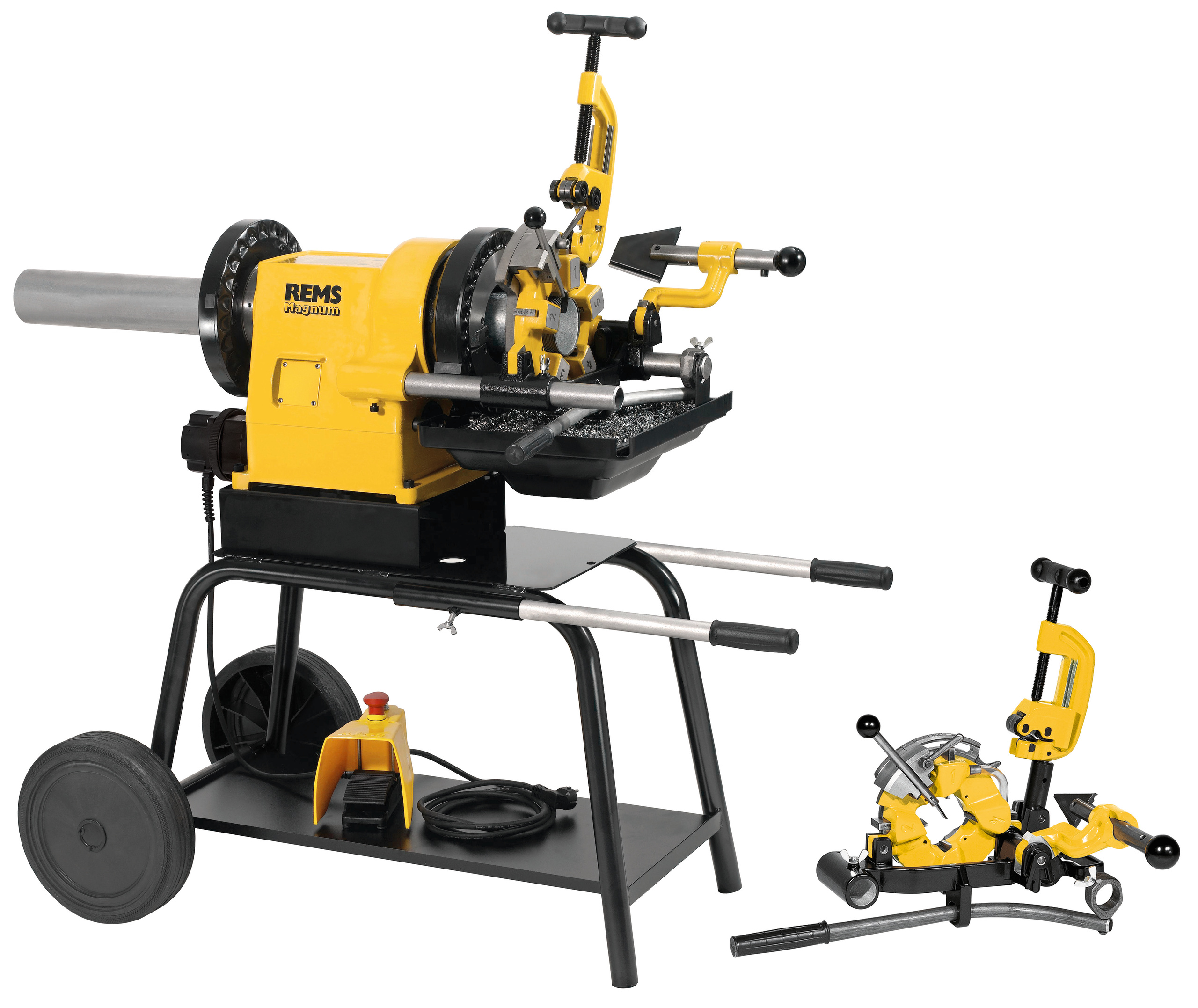 Rems Magnum 3000 L-T, 1/2 - 3" Závitořezný stroj pro trubkové a šroubové závity 380309