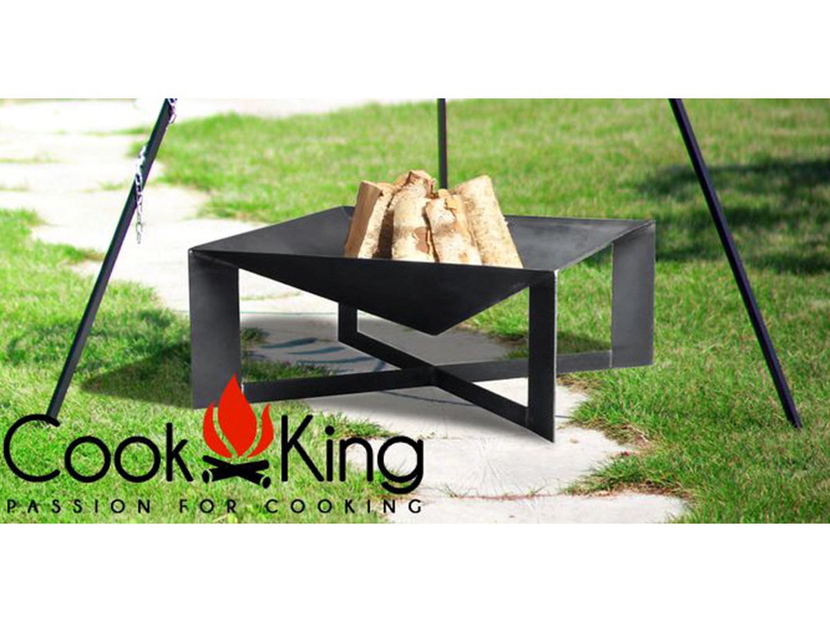 Cook King Zahradní ohniště Cuba 70 x 70 cm, 2 mm ocel, 111243