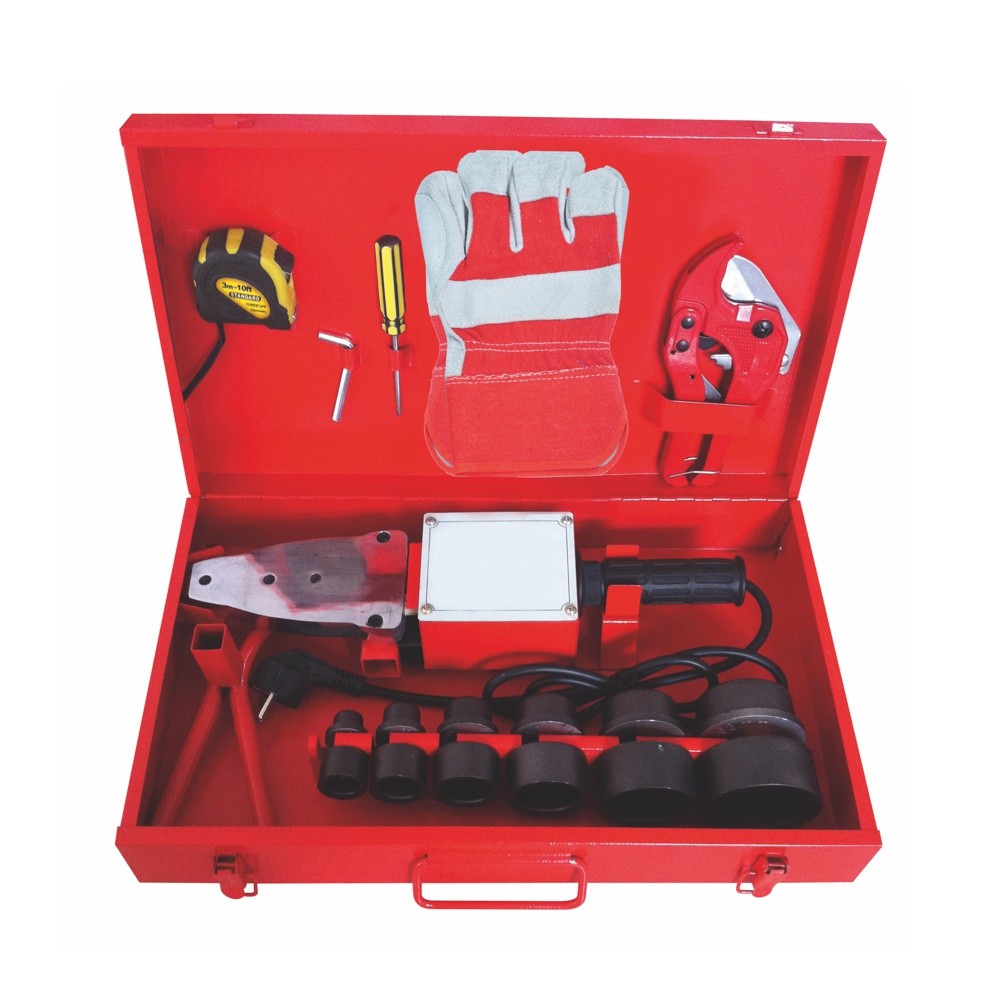 Polyfúzní svářečka PPR 63B-2 1500W, 20-63 mm na plastové trubky Strend Pro 213380