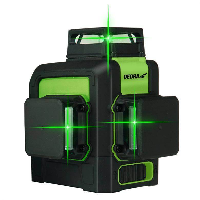 Dedra MC0904 Multiliniový laser 3D zelený, 520 Nm, diody OSRAM