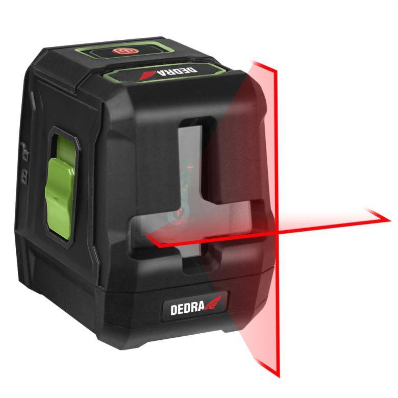 Dedra MC0901 Křížový laser červený, 635 Nm