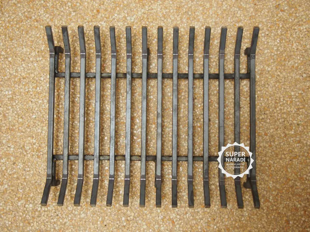 GFIRE Krbový rošt G3 Eco 50x42cm V14 12x12 mm do topeniště, 6 nožek