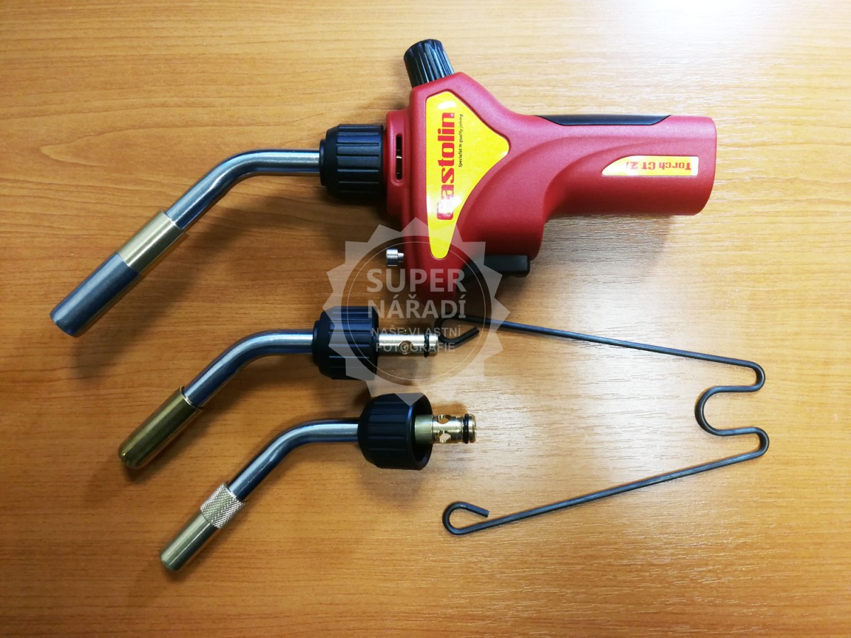 Castolin Plynový Turbo hořák Kit CT27 1" US + 3 nástavce 757730 45153 3B