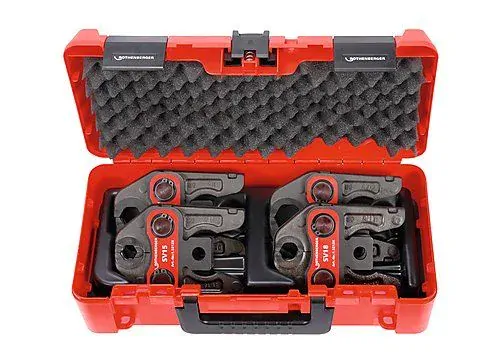 Set 4 lisovací čelisti Standard TH 16-20-26-32 mm v kufru 015065X Rothenberger AL-PEX
