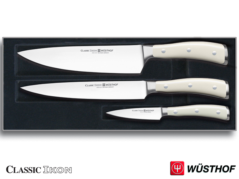Wüsthof Sada nožů 3 ks CLASSIC IKON créme 1120460301