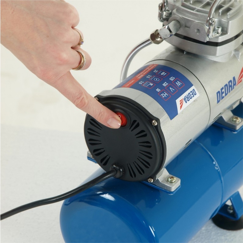 Dedra Mini kompresor s nádrží 3l, 23 l/min DED7472