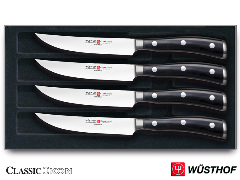 Wüsthof Sada steakových nožů 4 ks CLASSIC IKON 1120360401