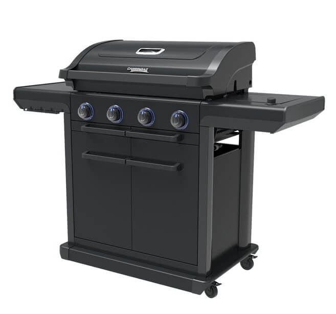 Campingaz 4 Series Onyx S plynový gril + boční vařič 2000037288, 4+1 hořák 15,9 kW