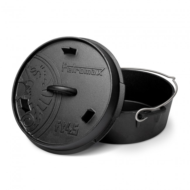 Litinový kotlík 3,5 l s poklicí Dutch Oven ft4.5 Petromax 730669 Holandská trouba