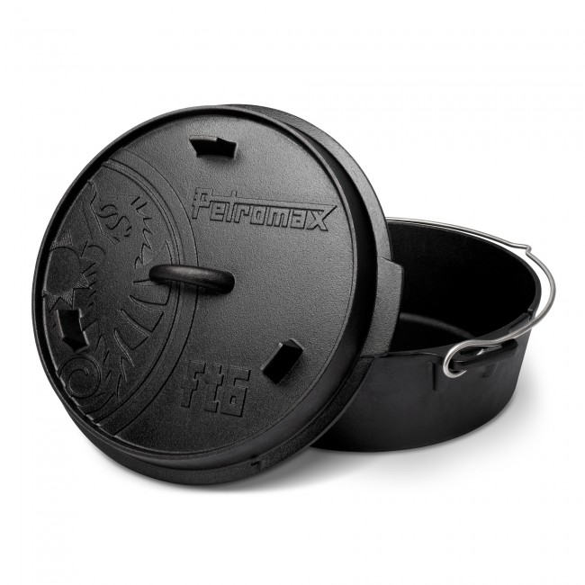 Litinový kotlík 5,5 l s poklicí Dutch Oven ft6 Petromax 701478 Holandská trouba