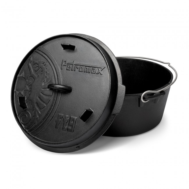 Litinový kotlík 7,5 l s poklicí Dutch Oven ft9 Petromax 701485 Holandská trouba