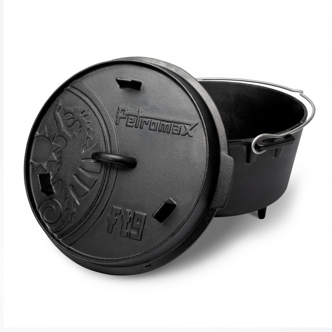 Litinový kotlík 7,5 l s poklicí Dutch Oven ft9 s nožkami Petromax 707074 Holandská trouba