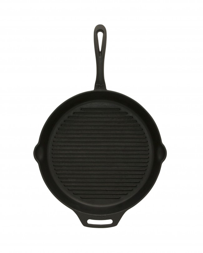 Grilovací pánev 35 cm, litina s rukojetí Petromax 730744