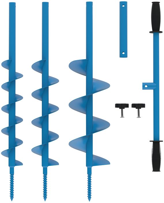 Güde Ruční vrták 80, 100, 150 mm 94415, 3 výměnné vrtáky