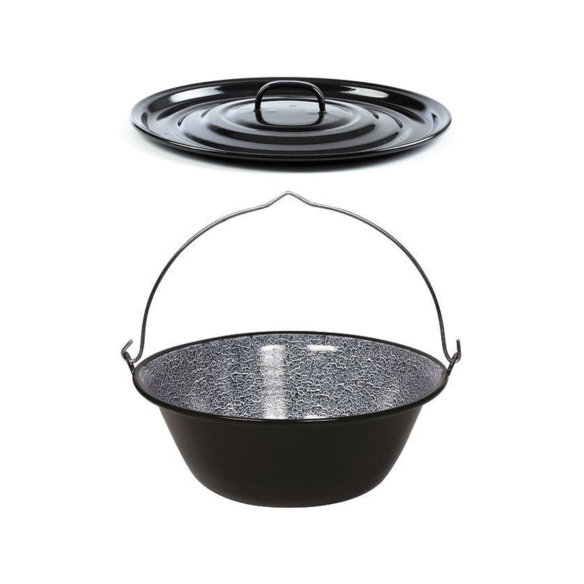 Set 2v1 smaltovaný kotlík 16l MH + poklička 40 cm Sfinx LBS