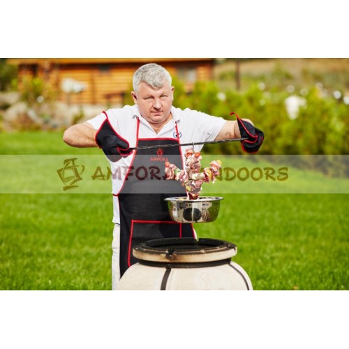 Grilovací mísa s trny 29 cm, stromeček, nerez Amfora Tandoors 00000001189 závěsná