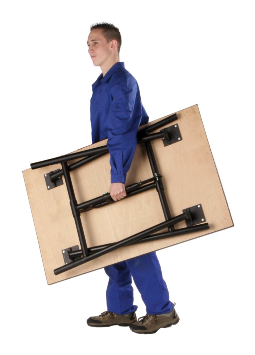 REMS Pracovní stůl Jumbo 110x70 cm skládací, nosnost 300 kg 120200 s příčkou
