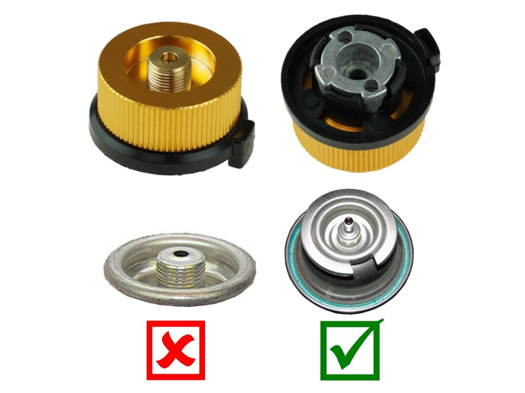 Dedra Adaptér na hořáky 7/16" pro kartuše 227g, 31A031 redukce