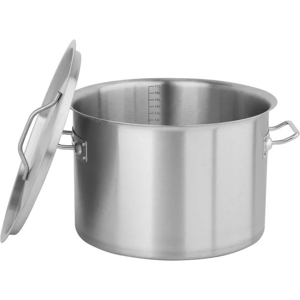 Yato Nerezový hrnec 17 l, 32x22cm střední s poklicí YG-00048 gastro