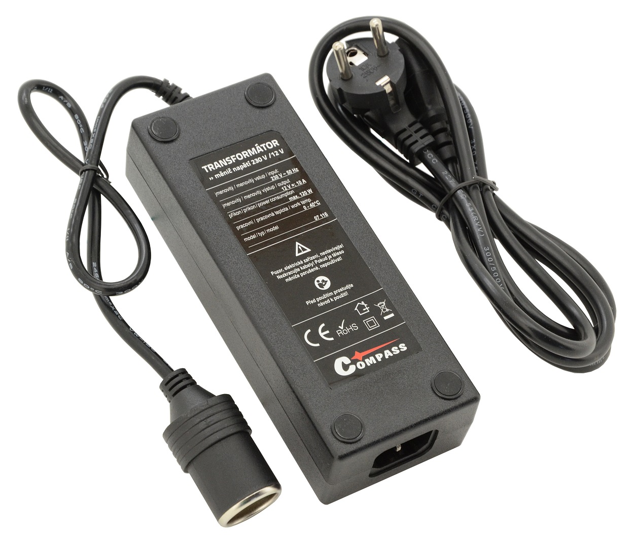 Trafo 230/12V 10Amp Compass 07116 převodník