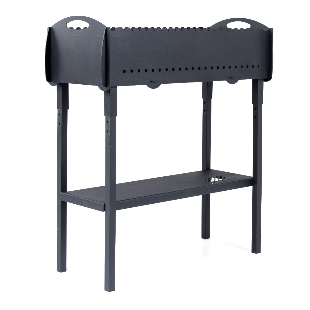 Dm Grill Mangal gril na špízy 73x30 cm, 3 mm Classic GR002 se spodní policí