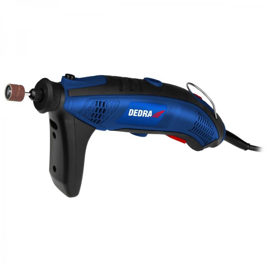 Dedra Mini přímá bruska 170W 230V multifunkční DED7946Z1 + kufr příslušenství 44 ks s nohou