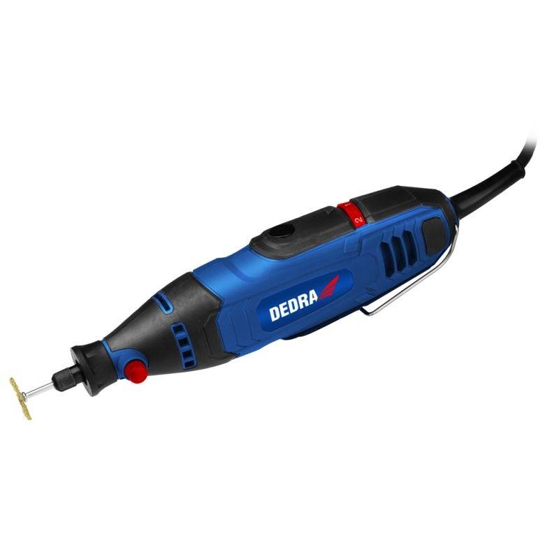 Dedra Mini přímá bruska 135W 230V multifunkční DED7944Z2 + kufr 215 ks příslušenství