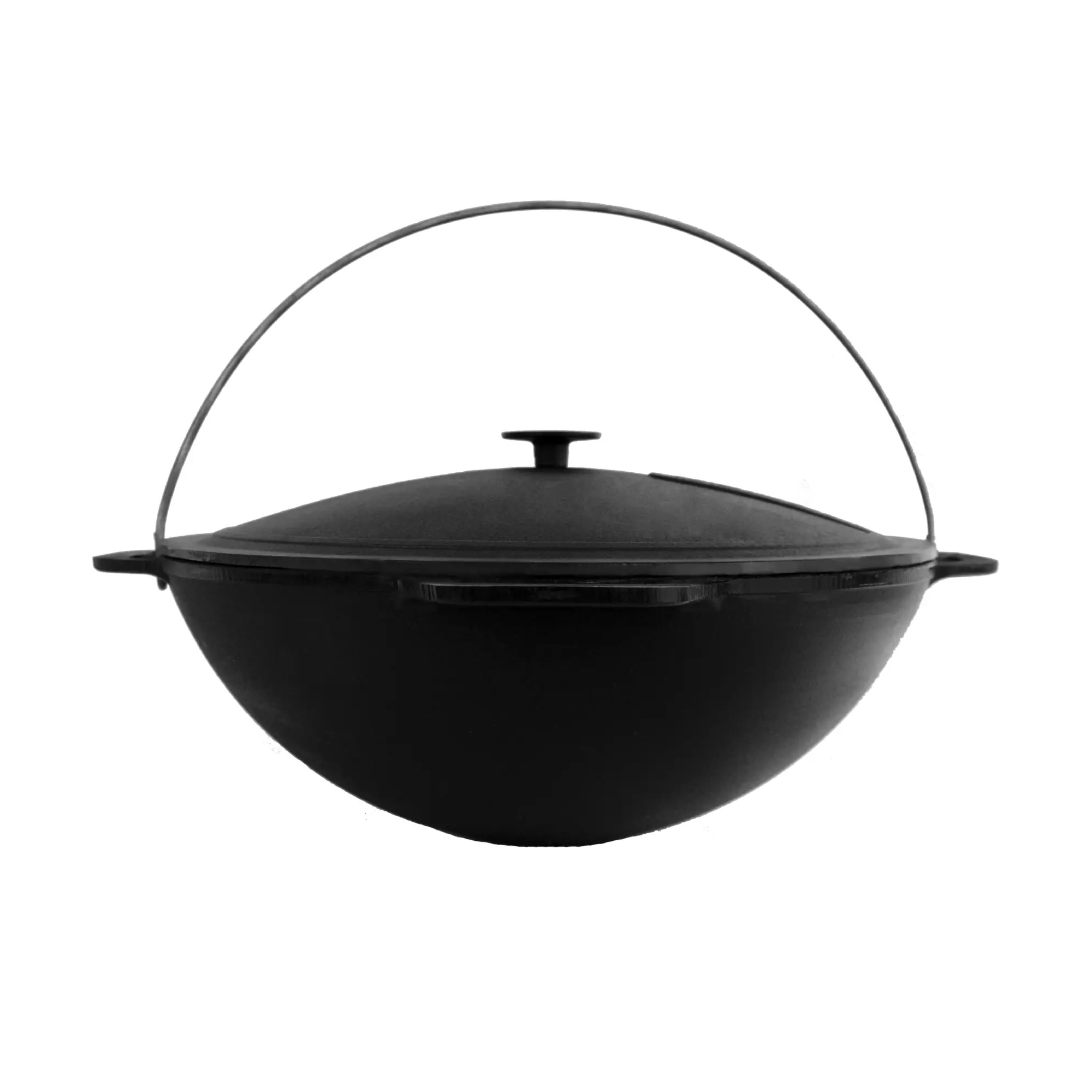 Litinový kotlík 36 cm, 8 l kazan + litinová poklice Brizoll KA08-1